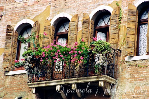 Venice Balcony Venice, Italy